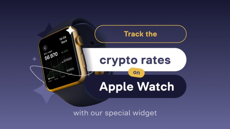 Track the crypto rates on Apple Watch